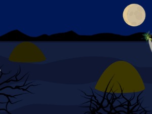 Animated happy birthday gif of a silly alien abducting a cow and leaving a birthday cake. Customize the text.