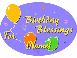 Happy Birthday GIF:Birthday Blessing for You