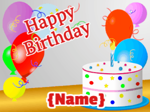 Happy Birthday GIF:Party room paper airplane