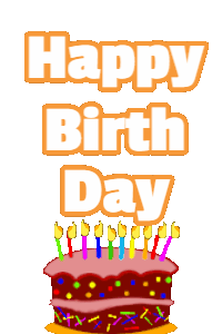 Happy Birthday GIF:Birthday Cake Beer