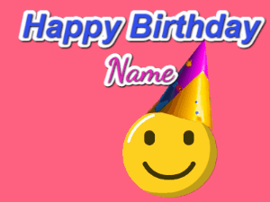 Happy Birthday GIF:Birthday Emoji Cake Slice