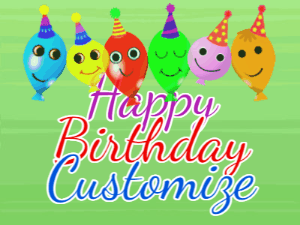 Happy Birthday GIF:Happy Balloons Birthday Greetings 640