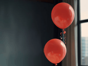 Happy Birthday GIF:Hearts Balloons Birthday Love