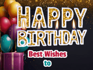 Happy Birthday GIF:Animated Birthday GIF to Customize