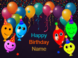 Happy Birthday GIF:Happy Birthday Balloons 696