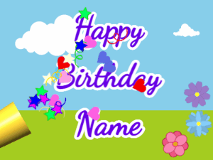 Happy Birthday GIF:Happy Birthday Confetti Shoutout