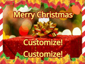 GIF: Christmas giftbox rolling background