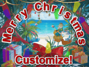 GIF: Tropical Christmas Music