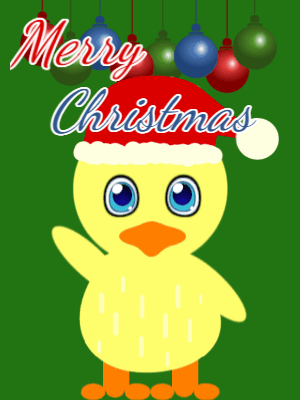 Christmas GIF, christmas-8 @ Editable GIFs,Dancing Christmas Chick