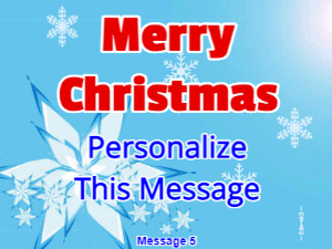 GIF: Crystal snowflakes Christmas Card