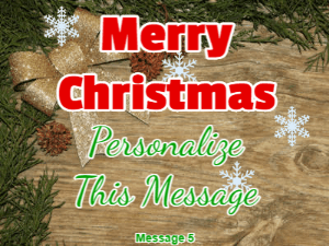 GIF: Christmas Card with Snowflakes