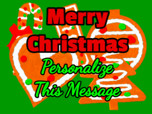 GIF: Christmas Card and Christmas Cookies