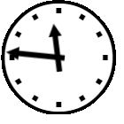 Backwards Running Clock, clock-3-backwards @ Editable GIFs,clock-3-backwards