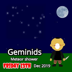 GIF: Geminids 2019