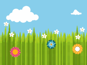 GIF: Rainbow Meadow Good Morning