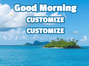 GIF: Ocean fish good morning