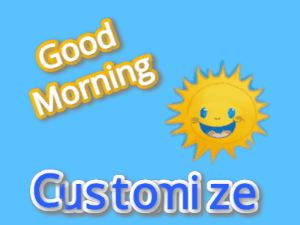 GIF: Good Morning happy sun