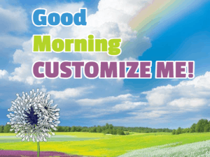 GIF: Rainbow meadow dandelion morning