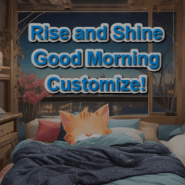 GIF: Excited Kitten Wake Up