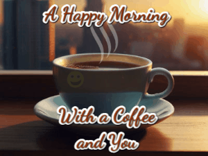 GIF: A Happy Morning Coffee