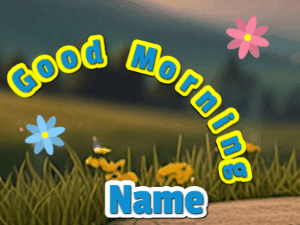 GIF: Customized Good Morning GIF
