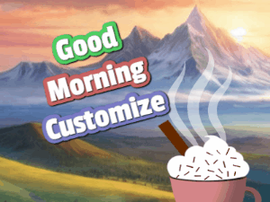 GIF: Mountain Morning Coffee