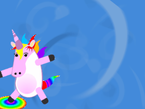 GIF: Unicorn dabs a good morning