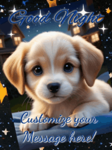 GIF: Good Night Puppy