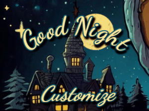 GIF: Good Night Forest House