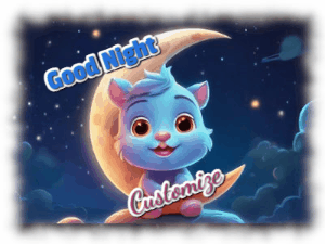GIF: Moon Buddy Good Night Wish