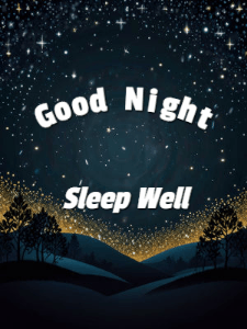 GIF: Good Night, Sleep Well Fireworks