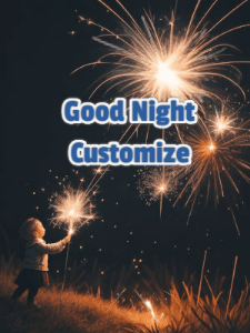 GIF: Birthday Sparkler Night Sky