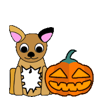 Pumpkin Puppy Halloween, halloween-12 @ Editable GIFs,halloween-12
