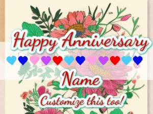 GIF: Happy Anniversary Floral