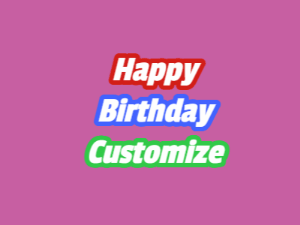 Happy Birthday GIF:Cute Dude Running With Balloons