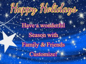 GIF: Stars And Delight Holiday Card