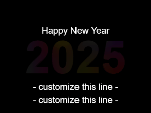 GIF: New Year 2025 with Personalized message