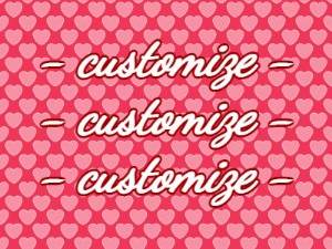 GIF: Rolling heart wallpaper background