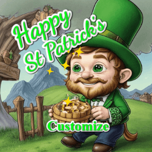 GIF: Leprechaun with Gold