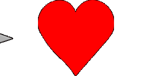 GIF: Be Mine, Arrow and Heart