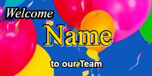 GIF: A Colorful Welcome