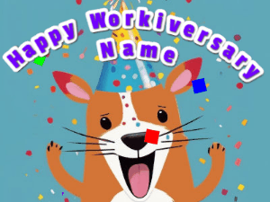 GIF: Cheering for You Work Anniversary